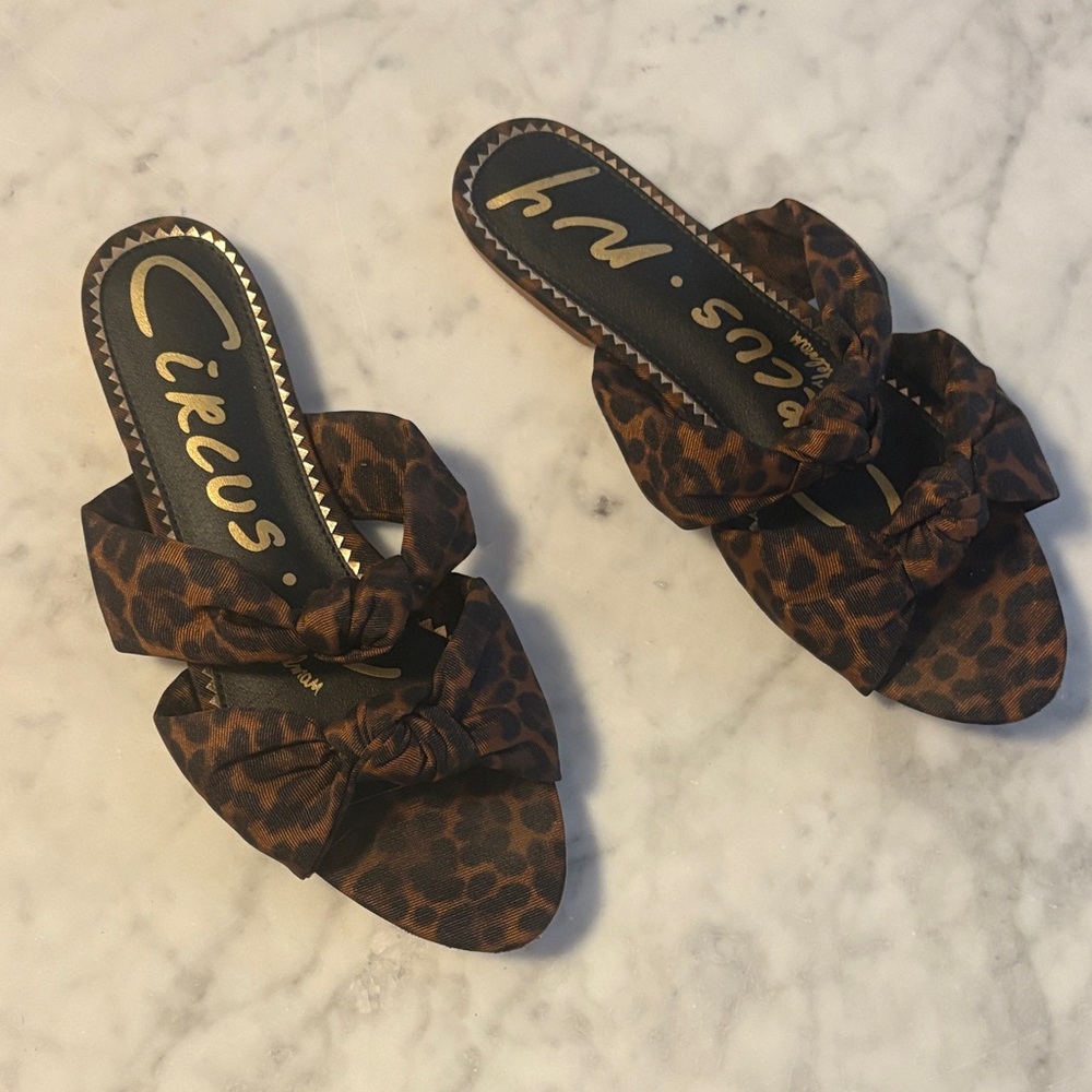 Circus by Sam Edelman Brown Leopard Sandals